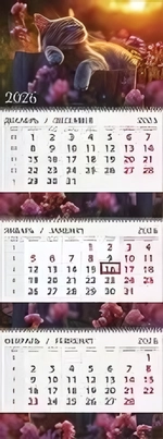 Календари 3 2026