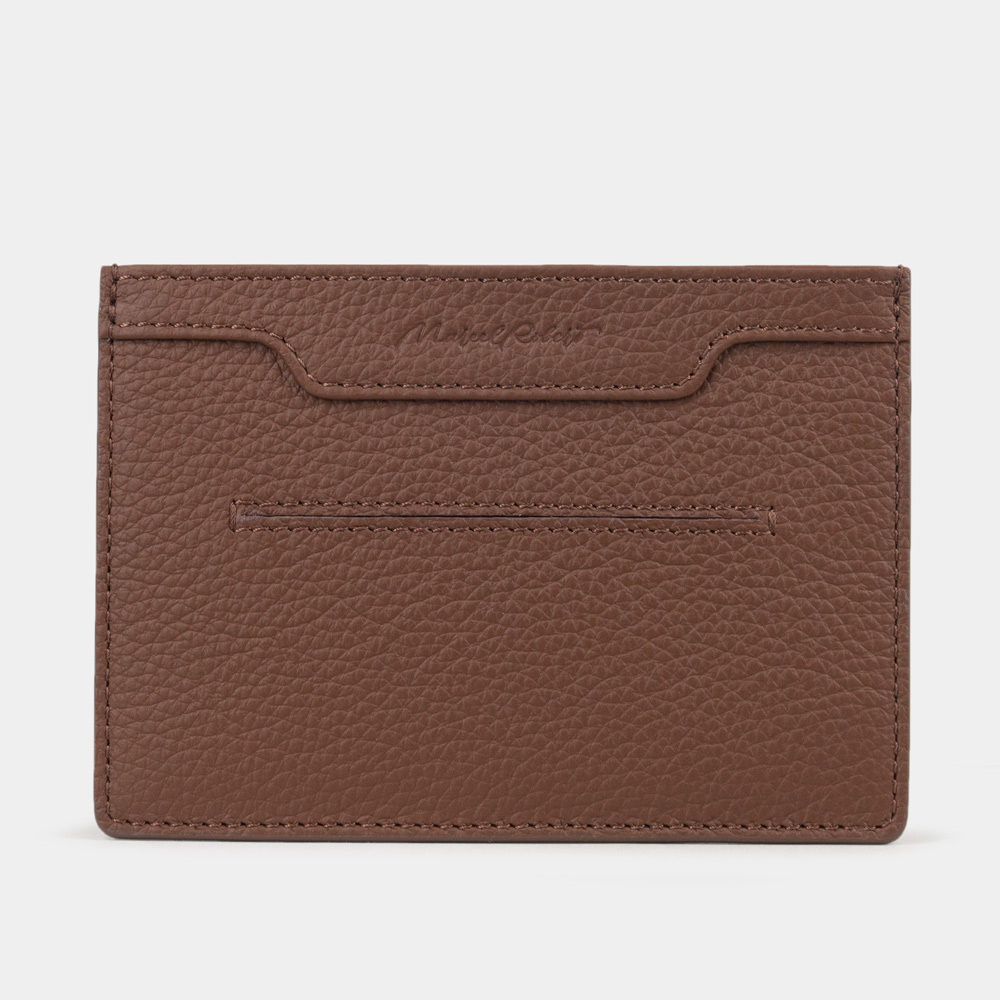 Обложка для автодокументов и паспорта Berlin из кожи теленка, цвета шоколад