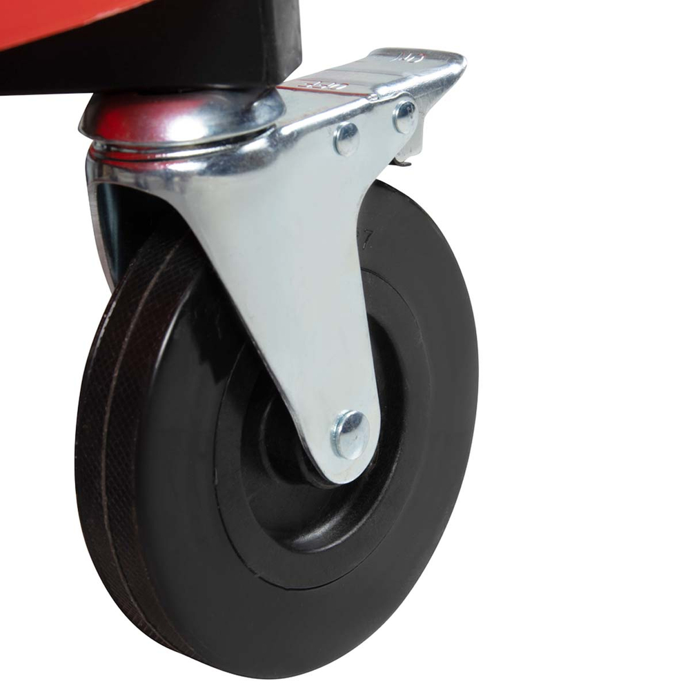 WDK-86012 Стул рабочий с лотком для инструмента, мягким покрытием и спинкой