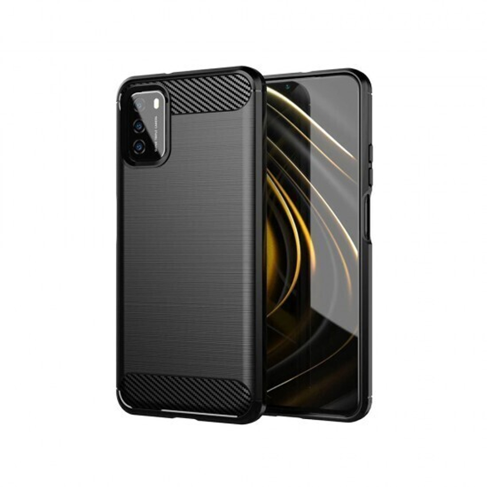 Противоударный чехол для Xiaomi Poco M3, 009508 Черный
