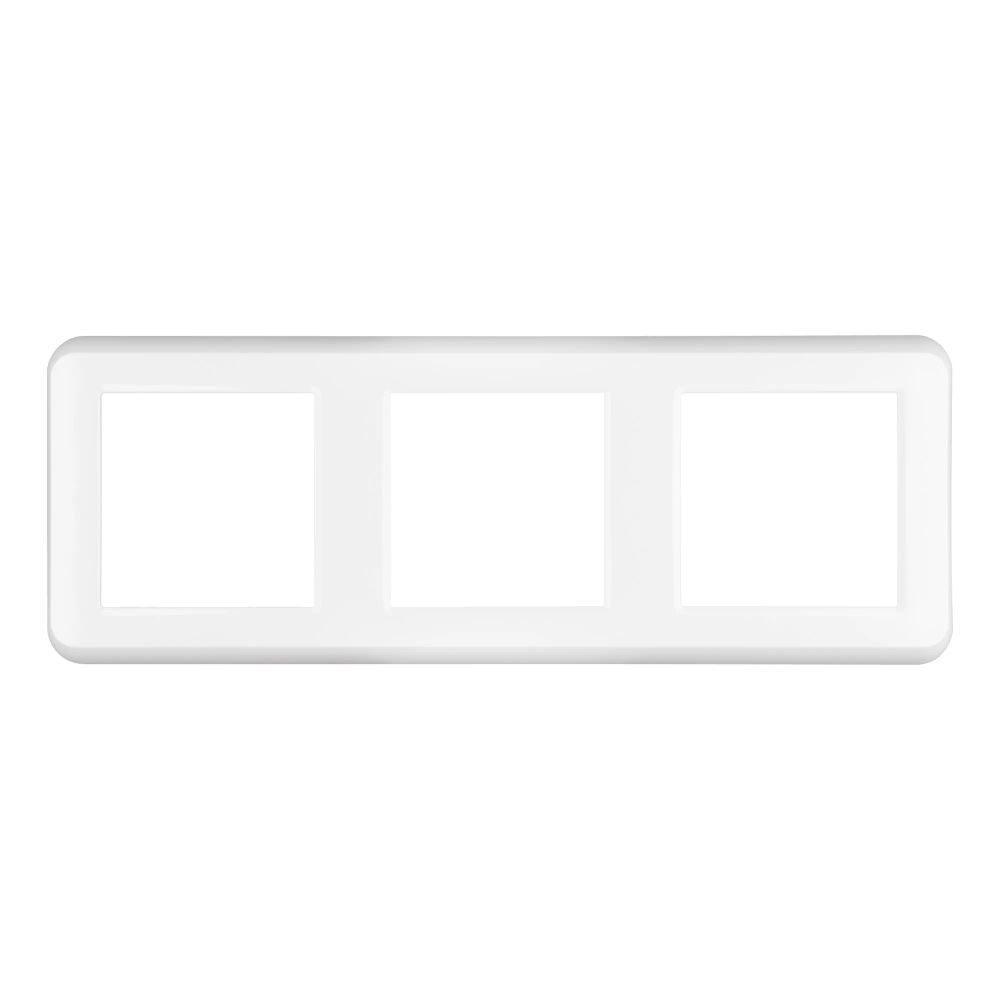 Рамка пластиковая FRM-VERSA-PL-3-WH (Arlight, -) 043782