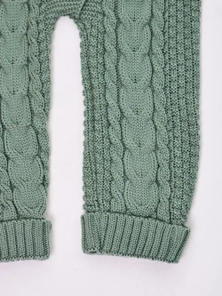 вязаный комбинезон для новорожденных