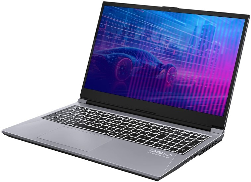 Ноутбук  OSIO CyberLine C150i-003 15.6 ", Core i5, 16 Гб RAM, 512 Гб SSD, GeForce RTX 4060, Серый