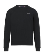 Свитшот муж. AERONAUTICA 1710 синий база лого(темно-синий цвет)