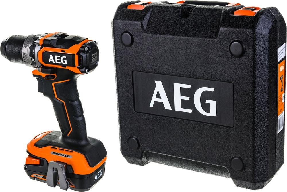 Шуруповерт бесщеточный аккумуляторный AEG BS18SBL-202C