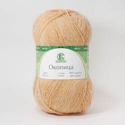 Пряжа Околица, 100г, 250м, 90%шерсти, 10%акрила (цена за 1шт)