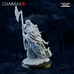 Grand Alliance Death Nighthaunt Revenant Призрак с топором миниатюра для dnd, днд, pathfinder, фентези, Настольная игра, НРИ, Варгейм, РПГ