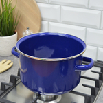 Кастрюля 4л "Сапфир" синяя