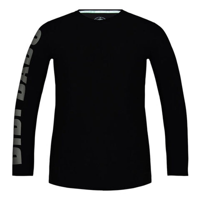 Мужское теннисное поло BIDI BADU Serratus Ant Move Long Sleeve Men - Black