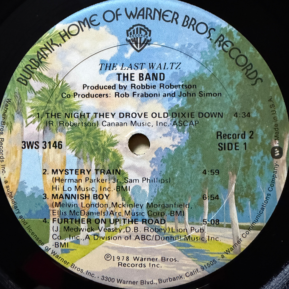 The Band ‎– The Last Waltz 3LP (США 1978г.) Т