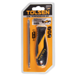 TOLSEN (TT20042) Отвертка со сменной вставкой (битой), 2 в 1