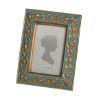 Фоторамка Цветы, голубая