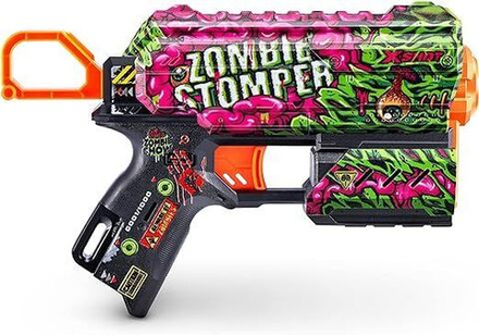 Игрушечное оружие X-Shot Skins Flux Zombie Stomper - Пусковая установка Пистолет Скин флакс Зомби - Икс-шот 36551