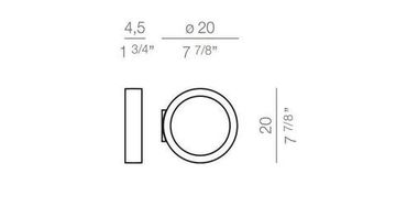 CINI&NILS 1520 — Настенный/потолочный накладной светильник Assolo parete/soffitto