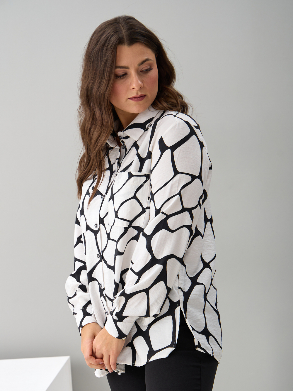 Рубашка Ртс-058/белыекамешки