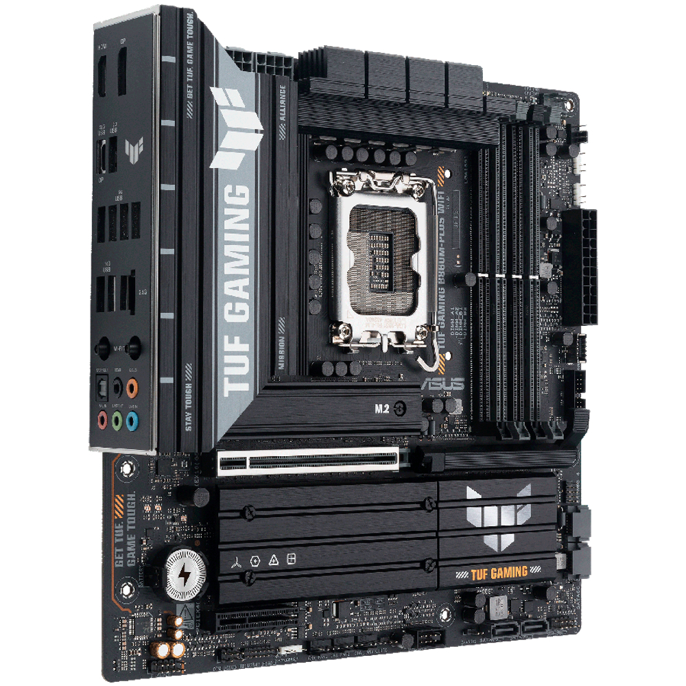 ASUS Main Board Desktop Intel B860 Chipset 4 x DIMM slots, max. 256GB, DDR5 1 x PCIe 5.0 x16 slot 1 x DisplayPort1 x HDMI port 1 x Wi-Fi Module 3 x M.2 slots 4 x SATA mATX Form Factor