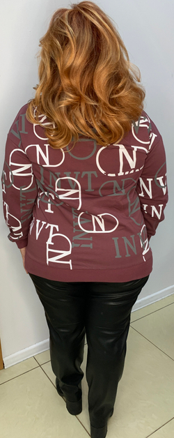 Худи-туника с двойным капюшоном на молнии