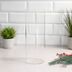 Ваза для цветов "Romantica" 9,5*9,5*30см, прозрачное стекло