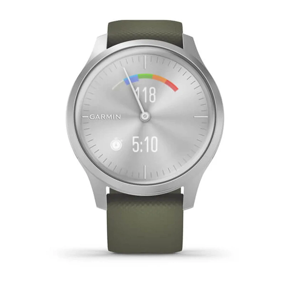 Часы для фитнеса Garmin vivomove Style, серебристый, 010-02240-21