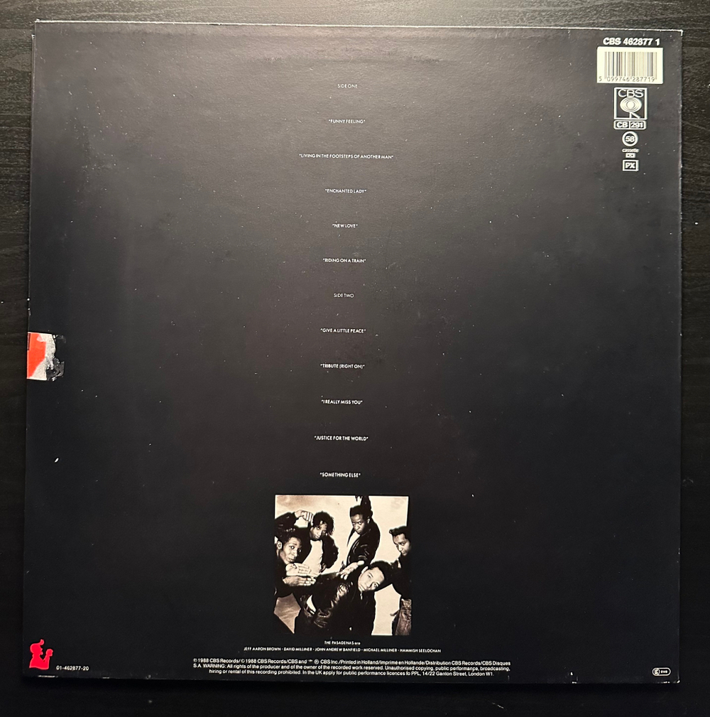 The Pasadenas- To Whom It May Concern (Голландия 1988г.)