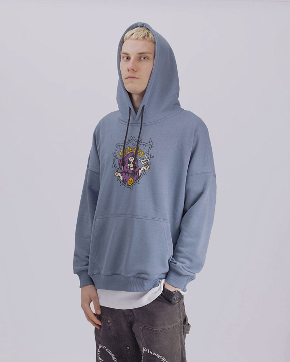 Худи Anteater DeathHoodie Lightblue