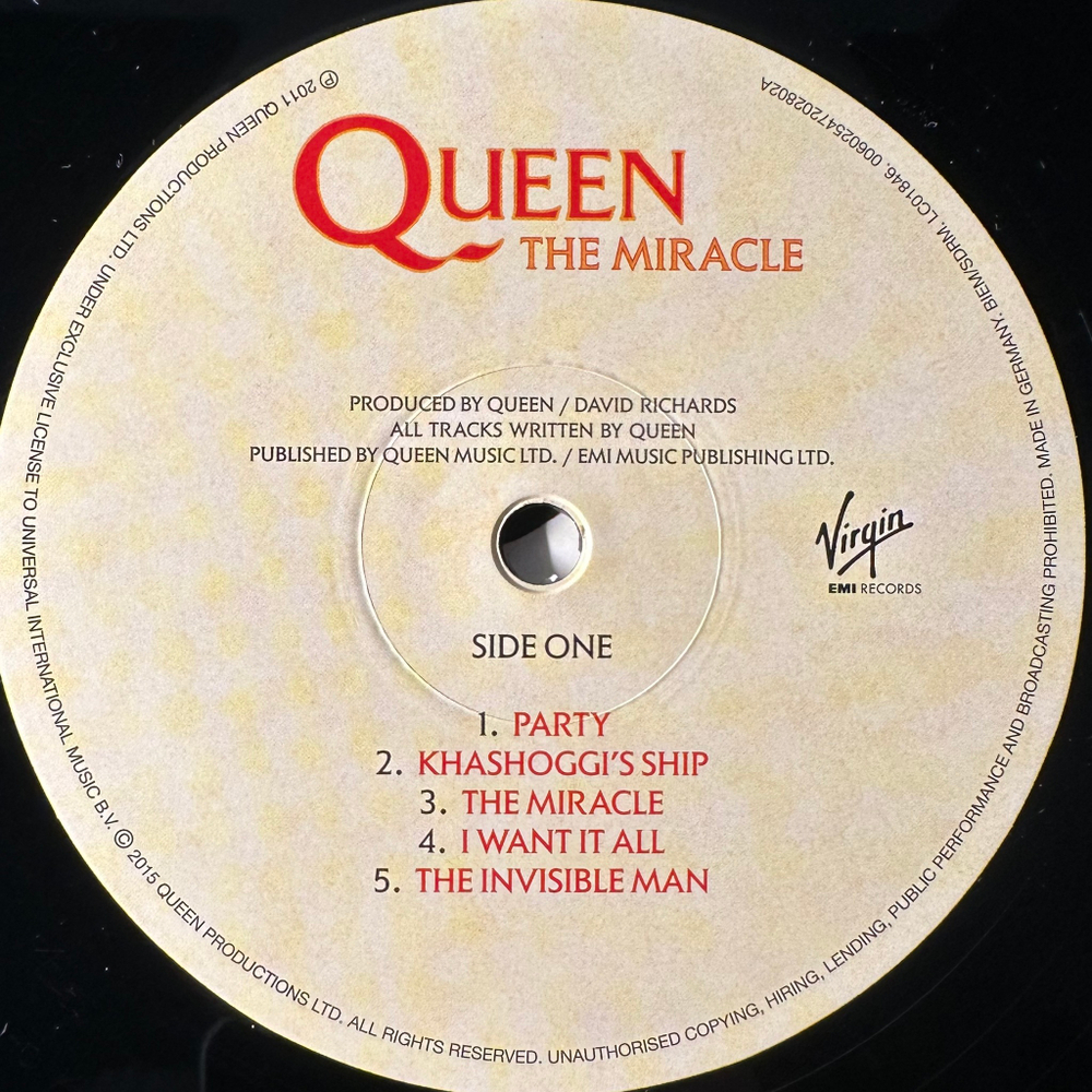 Queen – The Miracle (Германия 2015г.)