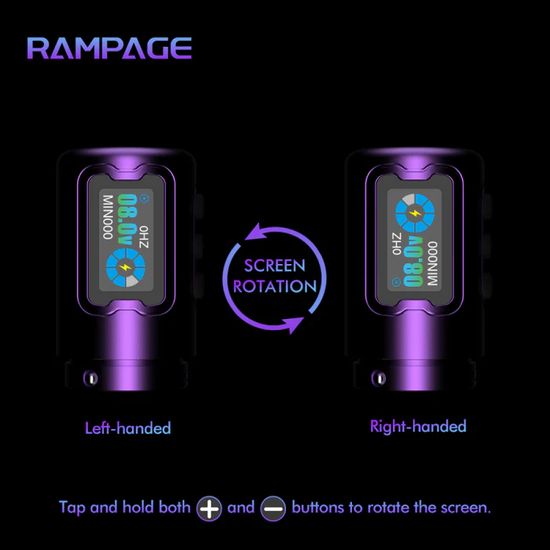 INKIN Rampage "4.5 Purple" by Ez Tattoo - беспроводная тату машинка I'Kin (INKin)