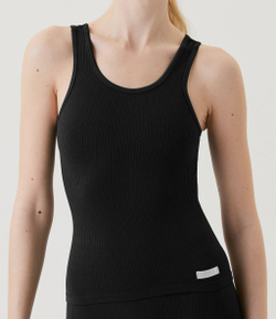 Женский топ теннисный Björn Borg Sthlm Seamless Tank - черный