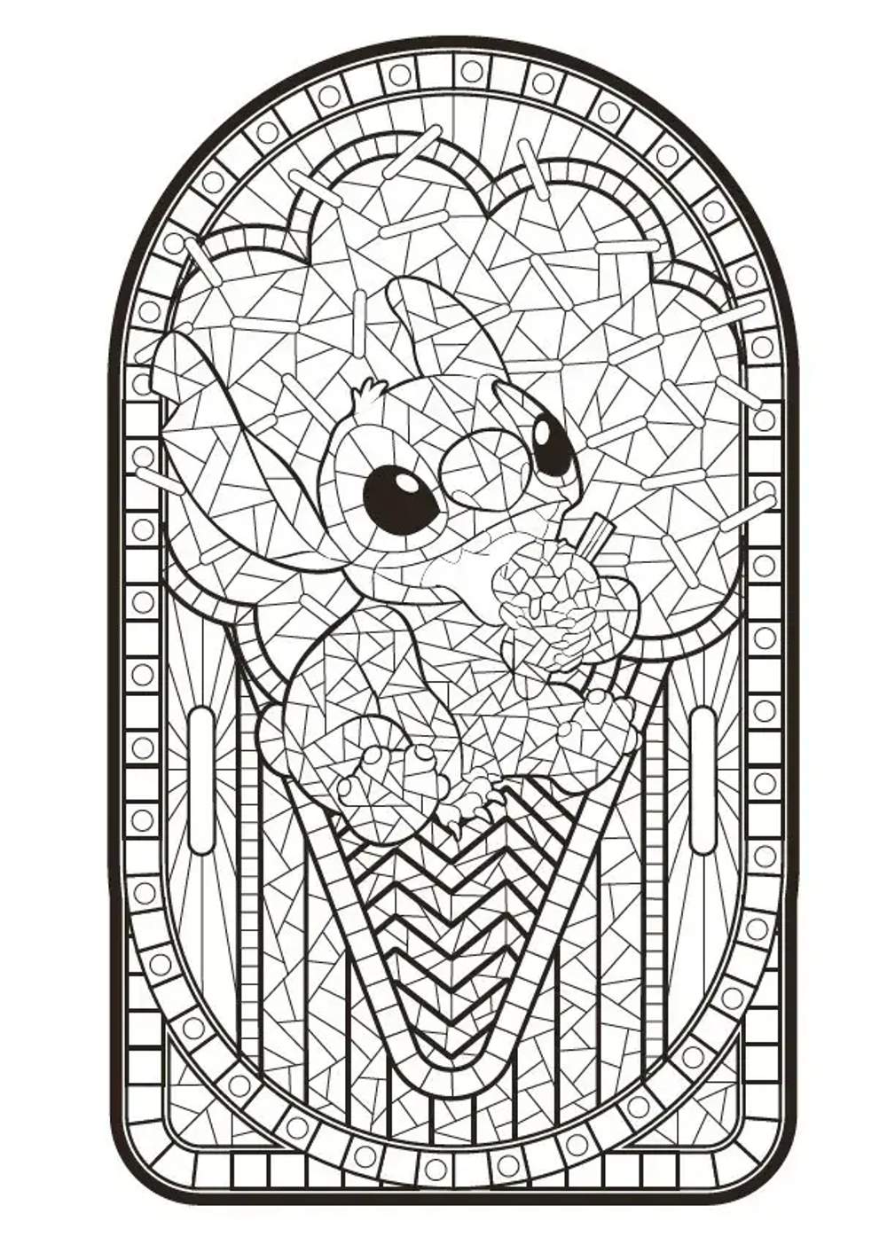 Раскраска по номерам Coloriages mystres Disney - официальное польское издание. Мандалы, оптические иллюзии, раскраски.