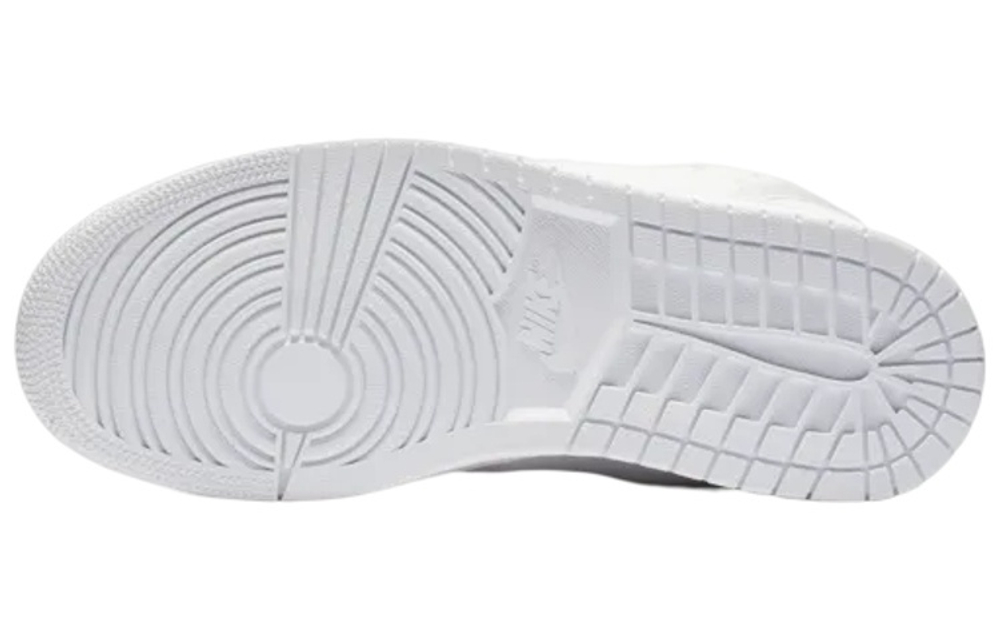 Кроссовки Jordan Air Jordan 1 Retro High Zip White (Женская размерная сетка)