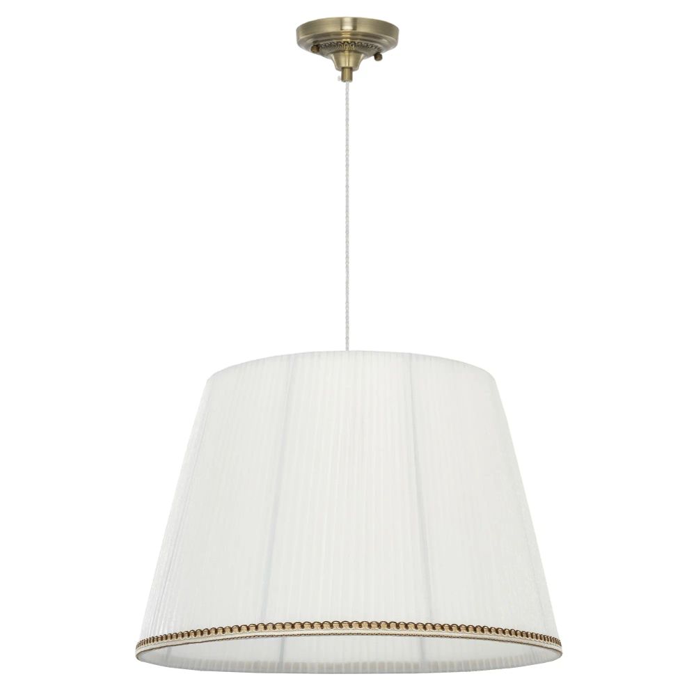 Citilux Вена CL402030 Подвесной светильник бронза с белым абажуром