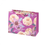 Пакет подарочный бумажный Alingar, (L+) 26х32х11 см, горизонтальный, "Цветы", матов. ламинация, ассорти