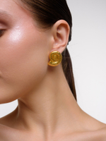 Серьги "Shell Matt" Gold