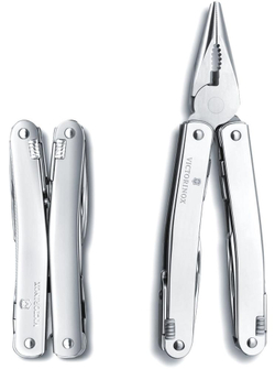 Мультитул Victorinox SwissTool Spirit X (3.0224.LB1) 105мм 26функций серебристый блистер