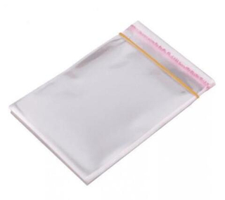 Пакет со скотчем 70*180+40мм 25мкм БОПП 1/50 шт