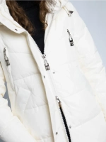 Куртка зимняя удлиненная с капюшоном