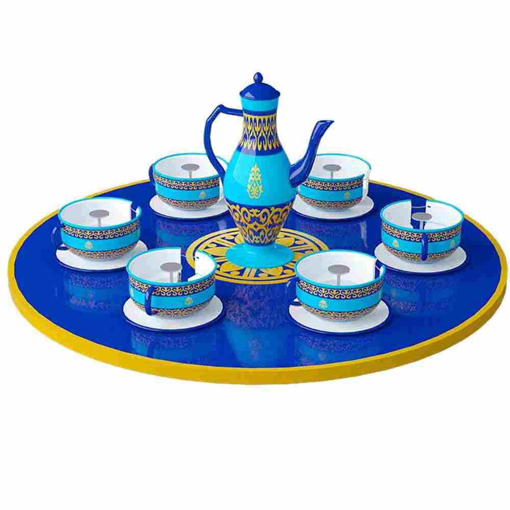Карусель чашки «Восточная сказка» 6 чашек, 12 мест,  6×6×3 м