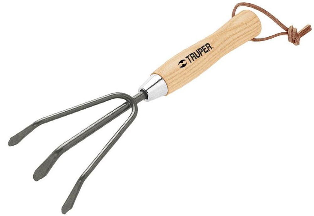 Культиватор садовый ТRUPER с деревянной рукояткой GTS-CV