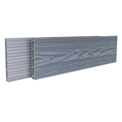 Террасная доска из ДПК Best decking WIDE 190*24 пустотелая 3D Тиснение/вельвет Цвет Серый