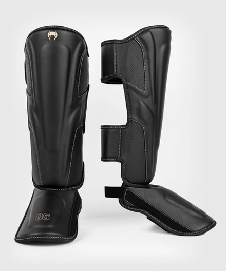 Щитки Venum Impact Evo Black/Beige