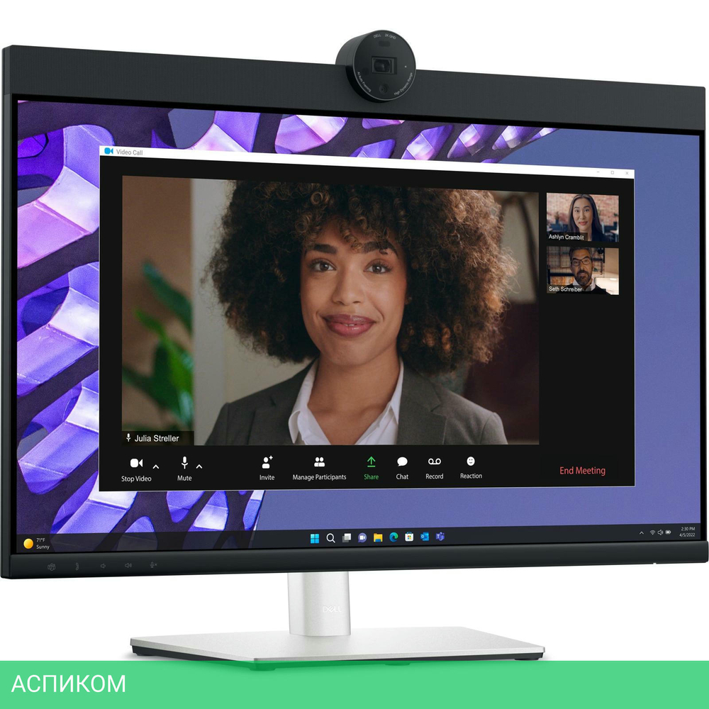 Монитор Dell P2424HEB черный