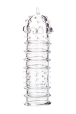 Стимулирующая насадка на пенис A-Toys (Цвет: прозрачный)