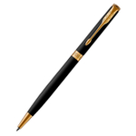 Parker Sonnet Core - Matte Black GT SLIM, шариковая ручка, M, BL