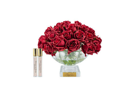 Букет ароматический Cote Noire Centerpiece Carmine Red Rose Buds & Gold