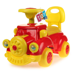 Толокар машина средняя с муз.рулем, цв. красный RRB-115 (54*27*34 см)