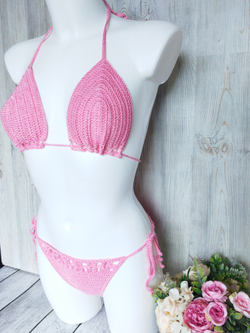 Купальник вязаный