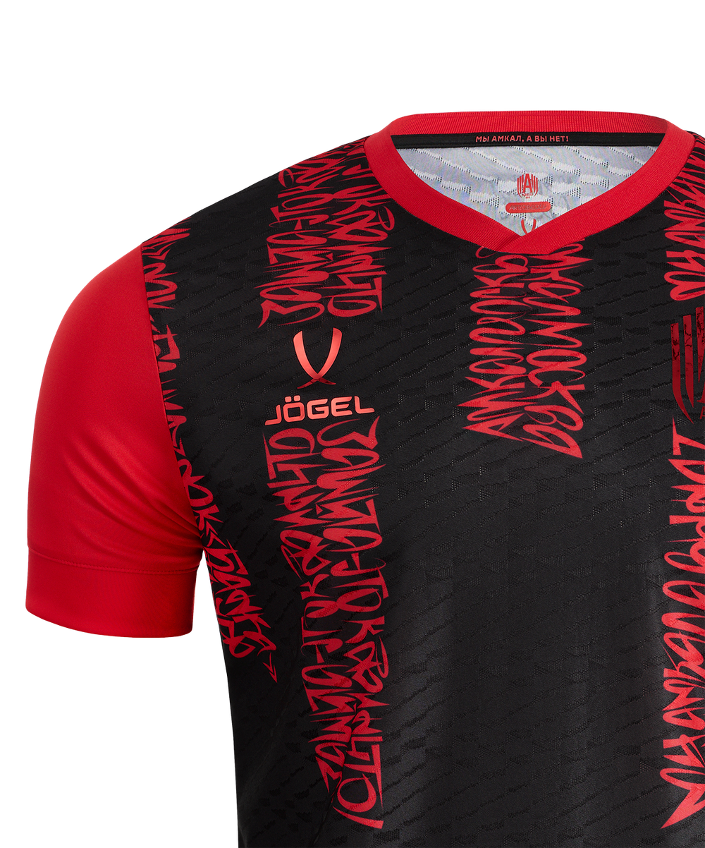 Футболка игровая JOGEL AMKAL PerFormDRY Jersey, черный/красный