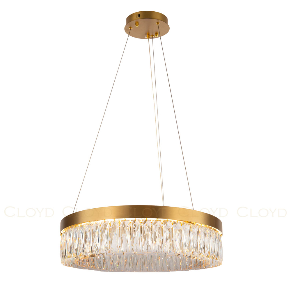 Люстра Cloyd TELEMAN C1 / Ø80 см - латунь (арт.10769)