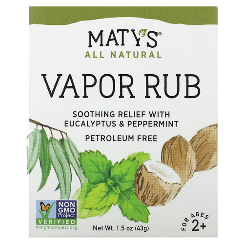 Maty's, Vapor Rub, для детей от 2 лет, 43 г (1,5 унции)