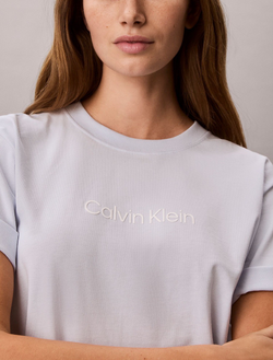 Футболка Calvin Klein Standard Logo Boxy Fit Ancient Water
